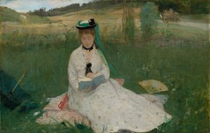 Olvasás, 1873. alkotó: Berthe Morisot