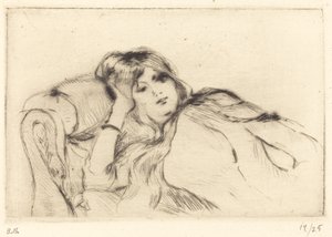 Pihenő, 18881890. alkotó: Berthe Morisot