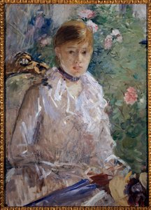 Berthe Morisot nyár vagy portréja a lányról alkotó: Berthe Morisot