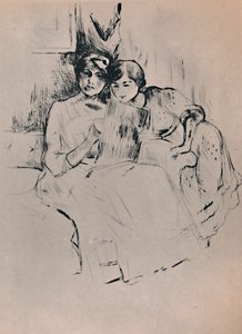 Rajzlecke, 1888-1890 körül, 1946. alkotó: Berthe Morisot