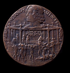 Bronzérem a Pazzi-összeesküvésről (1478)