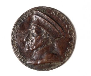 Cosimo il Grandét ábrázoló érem: recto