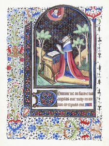 Dávid az imádságban, 1460 körül alkotó: Besancon School