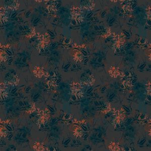 Burnt Umber Floral, 2015 (szemléltető ismétlődő minta)