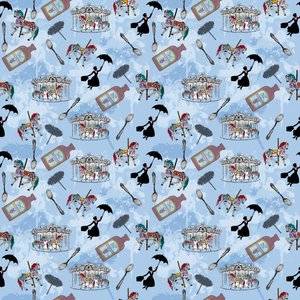 Mary Poppins, 2015 (ismétlődő minta) alkotó: Beth Travers