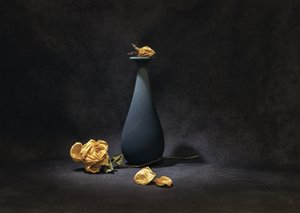 Melankolikus szárított rózsák alkotó: Betty Liu