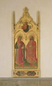 SS. Kozmás és Damján, 1429 (tempera és levélarany, tábla)