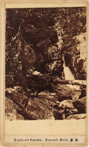 Rapids and Cascades, Franconia Notch, New Hampshire alkotó: Bierstadt Brothers