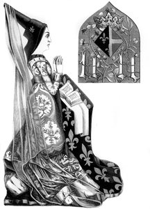 Savoyai Charlotte 1441-1483, XI. Lajos francia királyné hitvese, 1849. 15. század.
