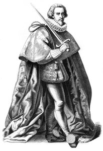 A francia hadseregek legfelsőbb parancsnokának nagy jelmeze, 1849. XVI. század. alkotó: Bisson and Cottard
