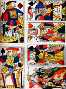 Kártyajáték, 16. század, 1849.