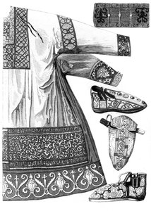 Nagy Károly királyi ruhái 742-814, 1849. XV. század.