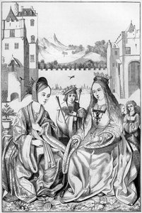 Alexandriai Szent Katalin, XV. század 1849. alkotó: Bisson and Cottard