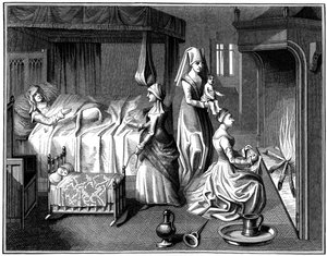 Az újszülött gyermek, 1849. XV. alkotó: Bisson and Cottard