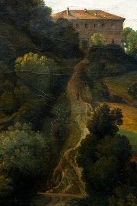 A római Villa Madame, részlet alkotó: Blaise-Alexandre Desgoffe