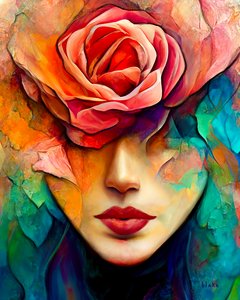 Kiss From A Rose, 2022 körül (Digitális művészet) alkotó: Blake Munch