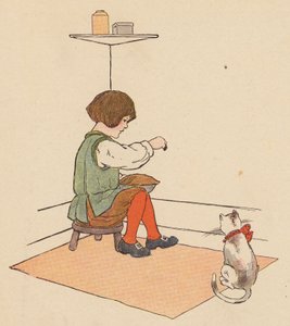 Gyerekvers: Horner kis Jack (színes litográfia) alkotó: Blanche Fisher Wright