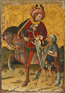 Szent Márton köpenyét osztva, c. 1440