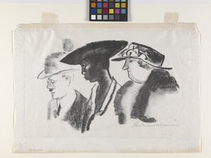 Utcai autó (litográfia) alkotó: Boardman Robinson