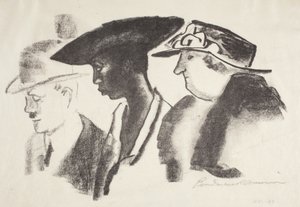 Utcai autó (litográfia) alkotó: Boardman Robinson