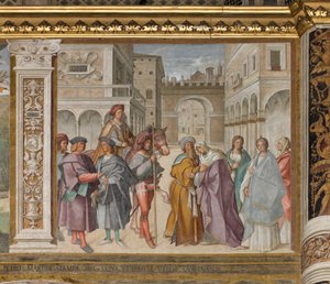 Központi hajó, első északi szakasz, Szent Joachim és Sant