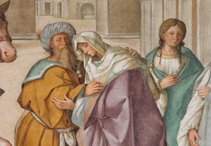 Központi hajó, első északi szakasz, Szent Joachim és Sant