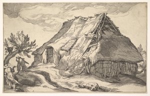Táj parasztházzal, 1613. alkotó: Boetius Adams Bolswert