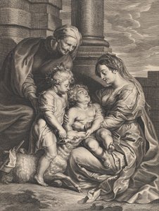 Szűz és Krisztus gyermeke Szent Annával és Keresztelő Szent Jánossal, kb. 1640-59...