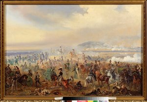 A lipcsei csata 1813 októberében (vagy a nemzetek csatája, napóleoni háború