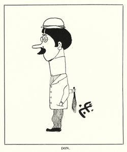 Oxfordi fejek: Don (litho) alkotó: Bohun Lynch