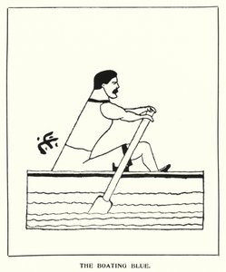Oxford Quips: The Boating Blue (litho) alkotó: Bohun Lynch