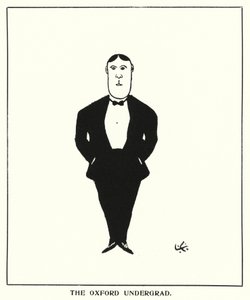 Oxford Quips: The Oxford Undergrad (litho) alkotó: Bohun Lynch