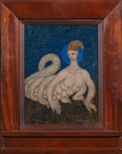 A dicső vámpír (olaj, karton) alkotó: Boleslaw Biegas