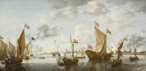 Szállítás a Scheldten Antwerpen mellett