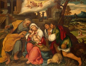 A Pásztorok imádása, 1540. alkotó: Bonifacio de