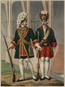 A Preobrazhensky-ezred gránátosai 1732-1738-ban, az 1840-es évek eleje