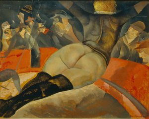A cirkuszban c. 1908 alkotó: Boris Dmitrievich Grigoriev