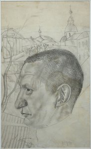 Alekszandr Kerenszkij portréja 1881-1970, 1924 alkotó: Boris Dmitrievich Grigoriev