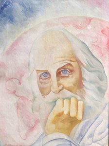 Walt Whitman (1819-92) portréja, 1918