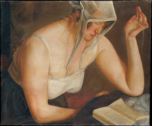 Olvasó nő, c. 1922 alkotó: Boris Dmitrievich Grigoriev