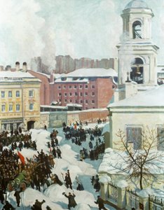 Az 1917. február 27., 1917 alkotó: Boris Mikhailovich Kustodiev