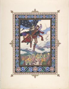 Illusztráció a Marya Morevna meséhez, c. 1925 alkotó: Boris Vasilievich Zvorykin