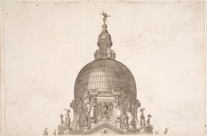 Felvonulás a Santa Maria della Salute-ba 1631 alkotó: Boschini