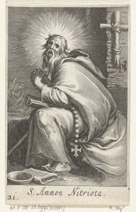 Nagy Szent Ammóniusz, mint remete S. Ammon Nitriota (cím az objektumon) Remeték (sorozat címe) Sacra eremvs ascetarvm (sorozat címe)