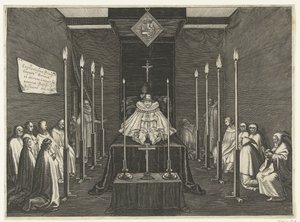 Fülöp Vilmos herceg pompás ágya, 1618 alkotó: Boëtius Adamsz. Bolswert
