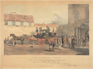 "The Bedford Times" / A Bedford Times edzőjének ezt a nyomatát, tisztelettel / engedéllyel, William Henry Whitbread Esq