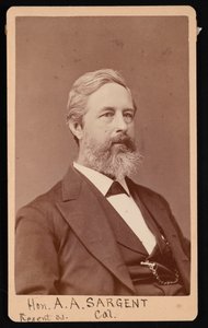 Aaron Augustus Sargent portréja 1827-1887, 1881 előtt.