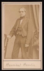 Hannibal Hamlin portréja 1809-1891, 1857.