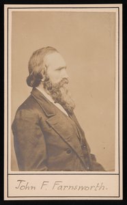 John Franklin Farnsworth portréja 1820-1897, 1897 előtt.