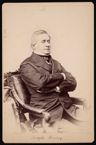 Joseph Henry portréja 1797-1878, 1868-1878 között. alkotó: Brady